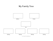 2 Generation Plain Family Tree