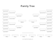 6 Generation Plain Family Tree