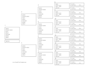 5 Generation Ancestor Chart With Former Name family tree template