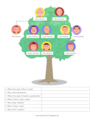Family Tree Worksheet 1 family tree template