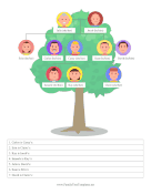 Family Tree Worksheet 2 family tree template